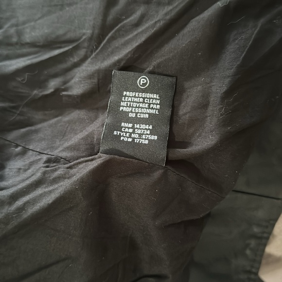 7 for All mankind leather motorcycle jacket. - Picture 8 of 11